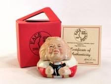 KEVIN FRANCIS MARGARET THATCHER CERAMIC FACE POT