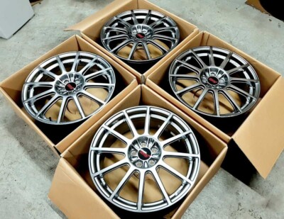 Subaru Legacy tuned by STi 18x7.5+55 5x100 4 Wheels No Tires