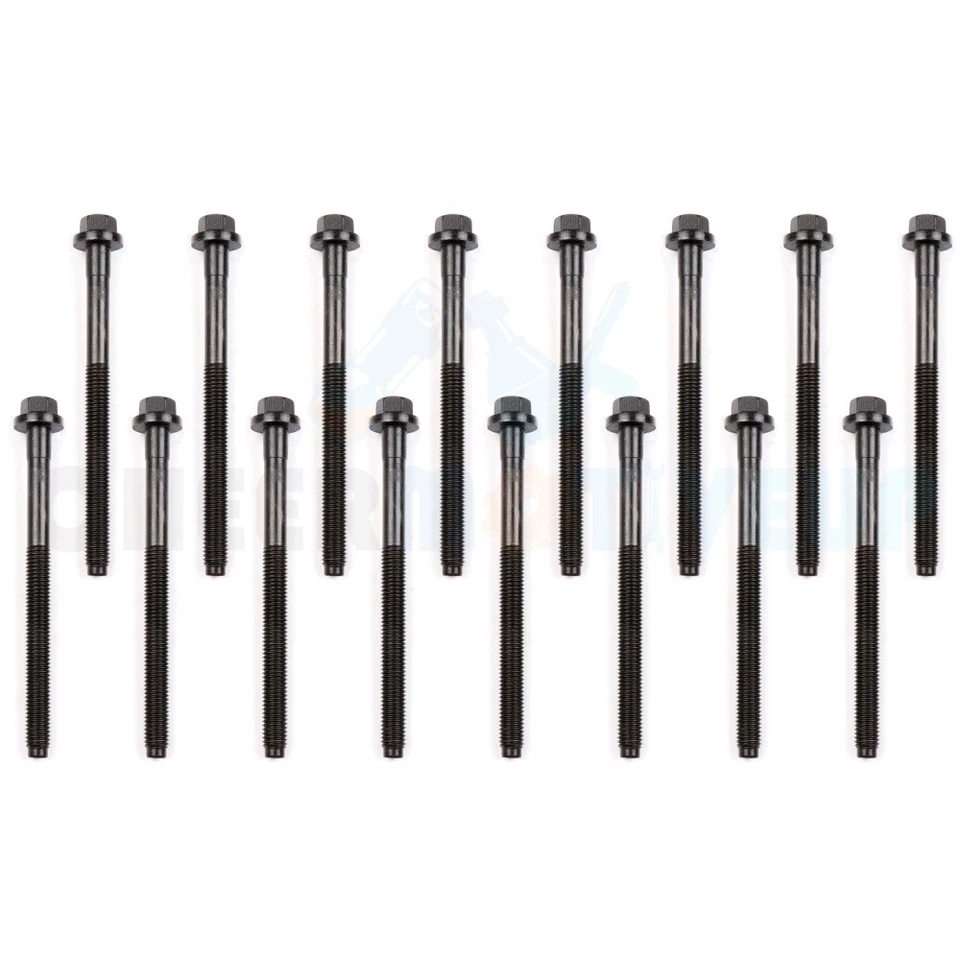 Kit de 16 pernos de cabeza para 98-08 Ford Ranger Taurus Mazda B3000 Mercury Sable 3,0 L Foto 3 de 4