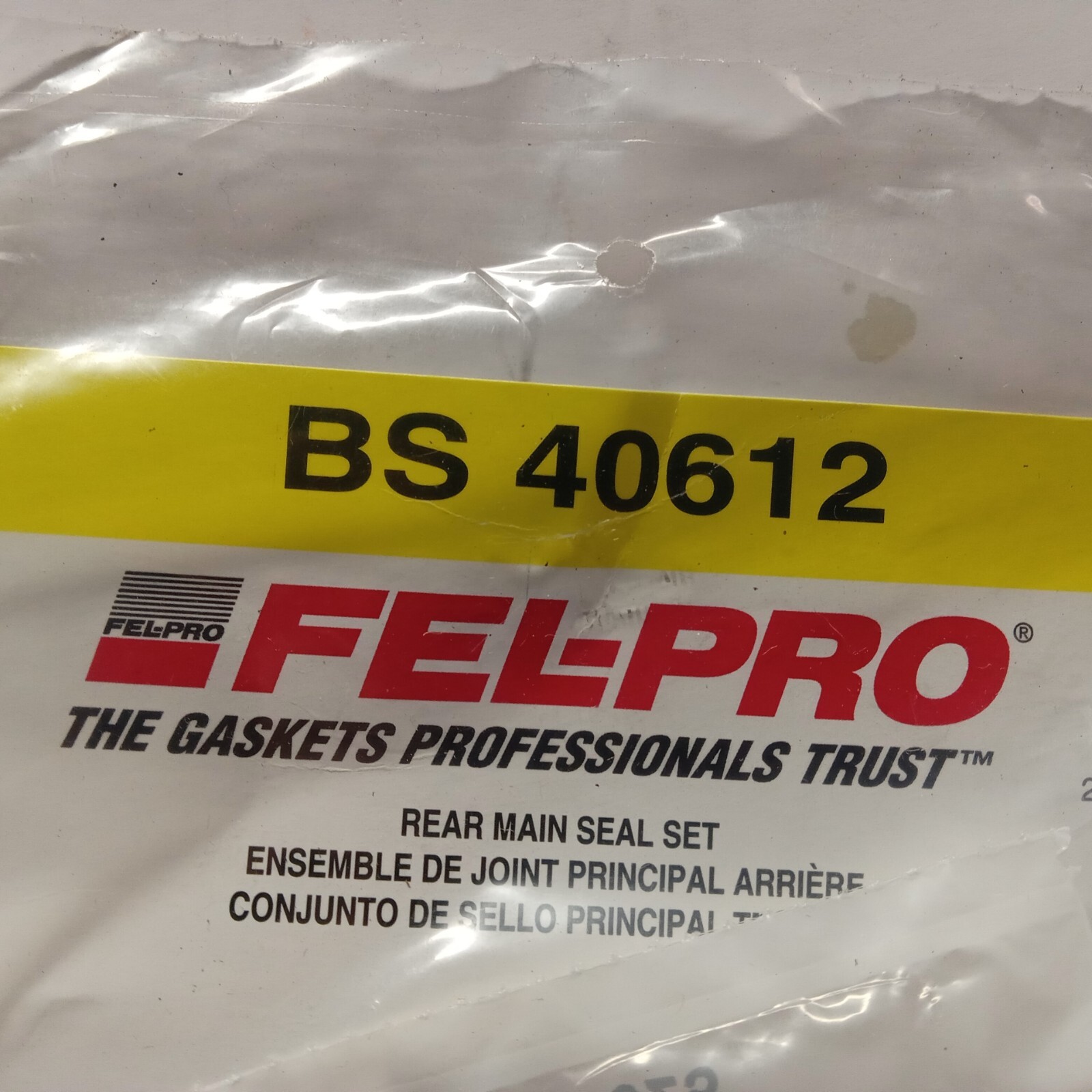NEW FelPro BS40612 Rear Main Seal Set (FREE SHIPPING) eBay