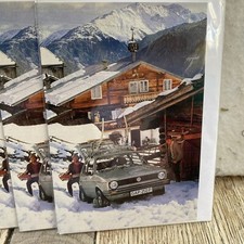 VW Volkswagen Golf Christmas Greetings Cards Job Lot Of 12 Vintage Ad Gallery