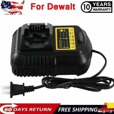 DCB105 Lithium Battery Charger replacement for DeWal 12-20V Max DCB206 DCB200