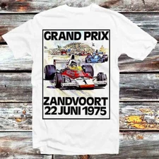Zandvoort Vintage 1975 Haarlem Grand Prix Auto Racing Amsterdam T Shirt B1384