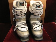 Dalbello Raya10 Crystal/Blue Ocean Womens Ski Boots Sz US-6 277mm Exc Cond w/Box