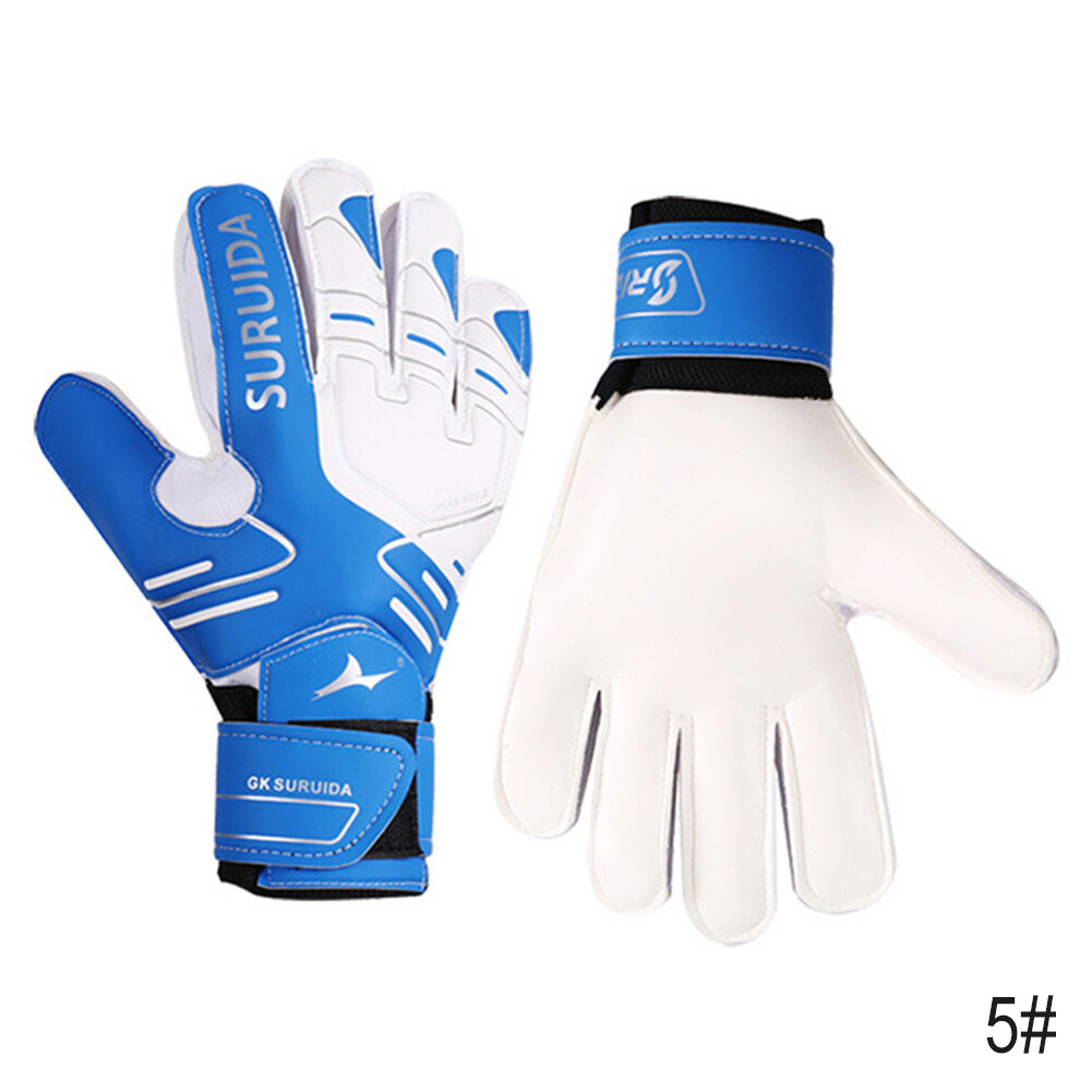 Soccer Goalkeeper Gloves Football Goalie Gloves Latex Full Finger Guard