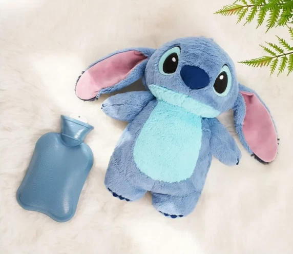 PELUCHO Borsa Dell'Acqua Calda Morbida A Forma Di Pinguino - Made In France - Riempita Con Lavanda E Grano - Caldo Benessere Per Bambini - Regalo Originale