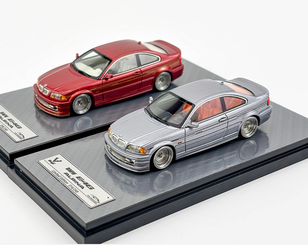 YM 1:64 M3 MK4 E46 Alpina Coupe Racing Sports Model Diecast Resin