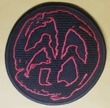 Embroidered Pennywisee Punk Band red Patch approx 3.5" iron or sew