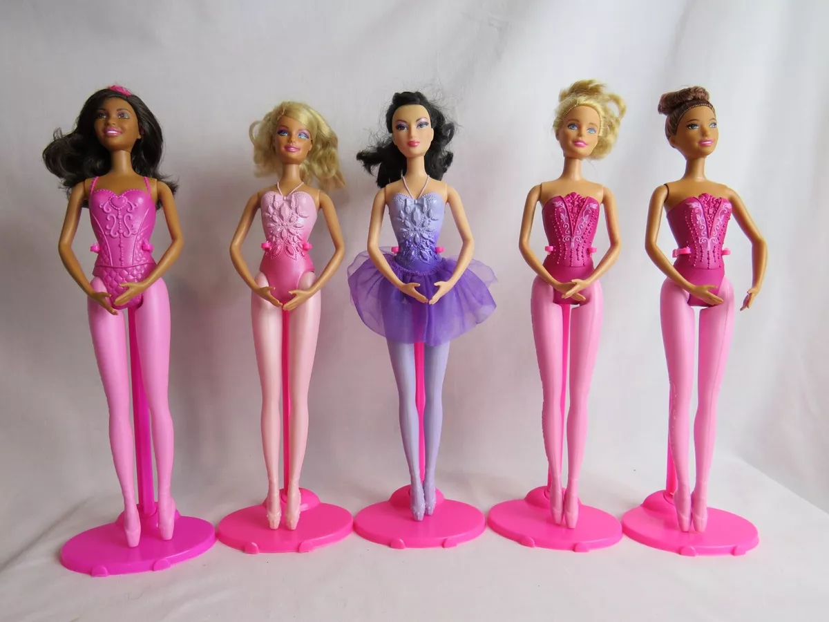 Mattel Barbie Doll Lot of 5 Ballet Dancing Dolls eBay