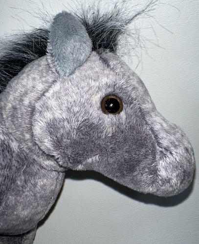 Ganz Webkinz Grey Arabian Horse Stuffed Animal Plush Toy No Code HM098 - Picture 11 of 12