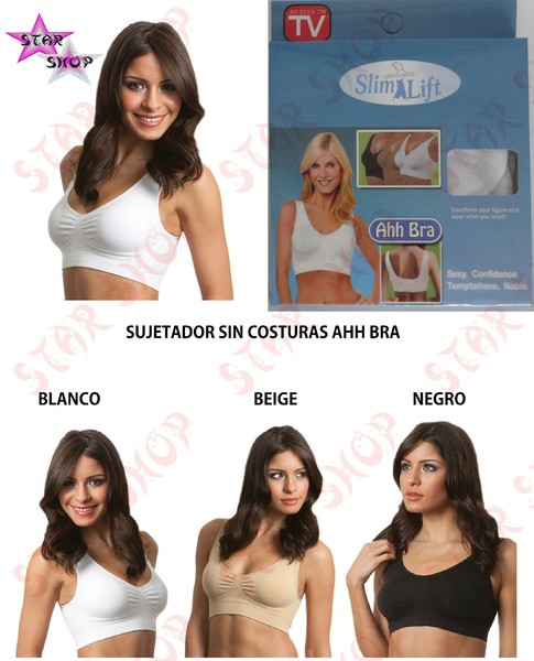 AHH BRA SUJETADOR SIN COSTURAS SOSTEN DEPORTIVO LENCERIA ROPA INTERIOR SPORT
