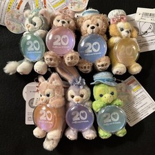 Tokyo DisneySea Duffy 20th Anniversary Colorful Happiness Plush Charm Set of 7