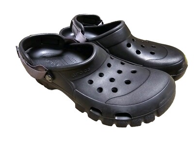 CROCS Clogs Off Road Sport Clog Black Men’s 10 Crocs Unisex Offroad Sport Clog, Black/Graphite, US M10  main image 3