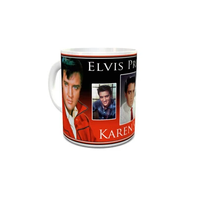 SUBRIGHT Elvis Presley Personalised Mug Brand New Great Unique Gift Free UK Shipping