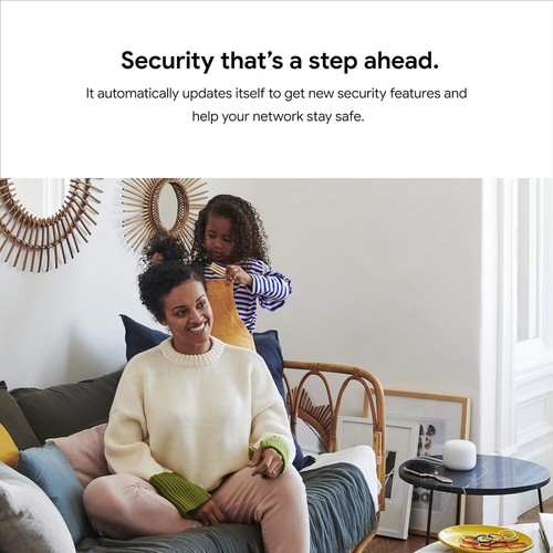 Google Nest Wifi - AC2200 - Mesh WiFi System - Wifi Router - 2200 Sq Ft Coverage - Picture 8 of 11