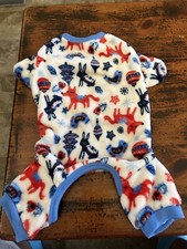 Warm Cozy Dog Christmas Pajamas Medium