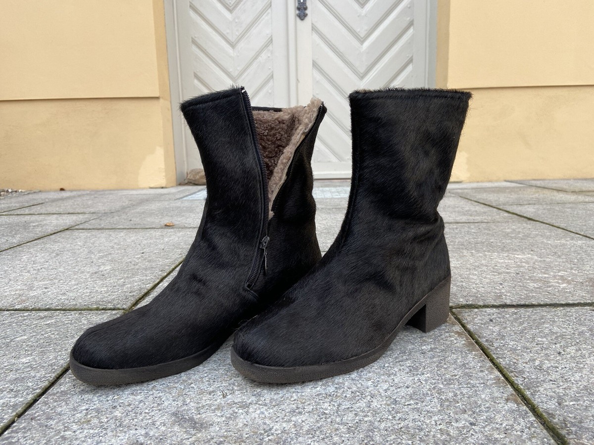 Damen Schuhe Salamander Stiefel Lammfell Stiefel