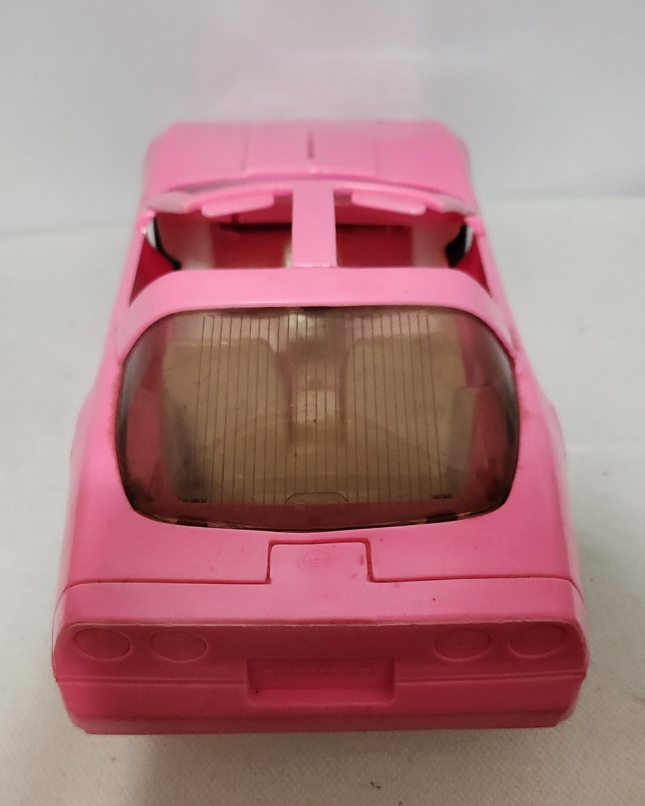 Vintage 1980's Pink Corvette Plastic W/ Moving Tires By Gay Toys Inc