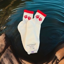 Vintage women  s TCK Twin city Cheerleading ankle socks