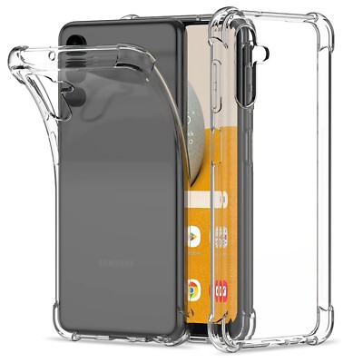 For Samsung Galaxy A16 A17 A26 A36 A56 A15 Case Clear Shockproof Rubber Cover