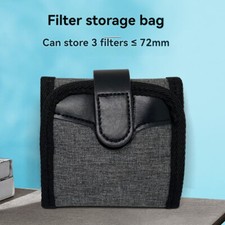 Filter Bag Round Shockproof CPL UV Lens ND Filter Protect Case Pouch Storage Bag