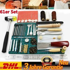 61er Leder Handwerk Lederwerkzeug Set Polster...