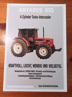 Prospekt SAME Antares 100 Werbung Brochüre Traktor Schlepper G