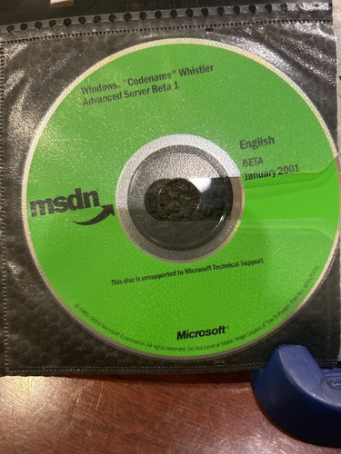 6 CDs NEW RARE Microsoft Windows “Codename” Whistler Adv, Prof,Personal, more. - Picture 3 of 7