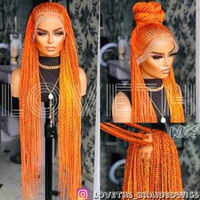 Ships next day 2days SHIPPING Cornrow Full lace Braided wig,black knotless braid