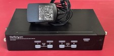 STARTECH 4-Port Rack Mountable USB KVM Switch with Audio USB Hub SV431USBAE