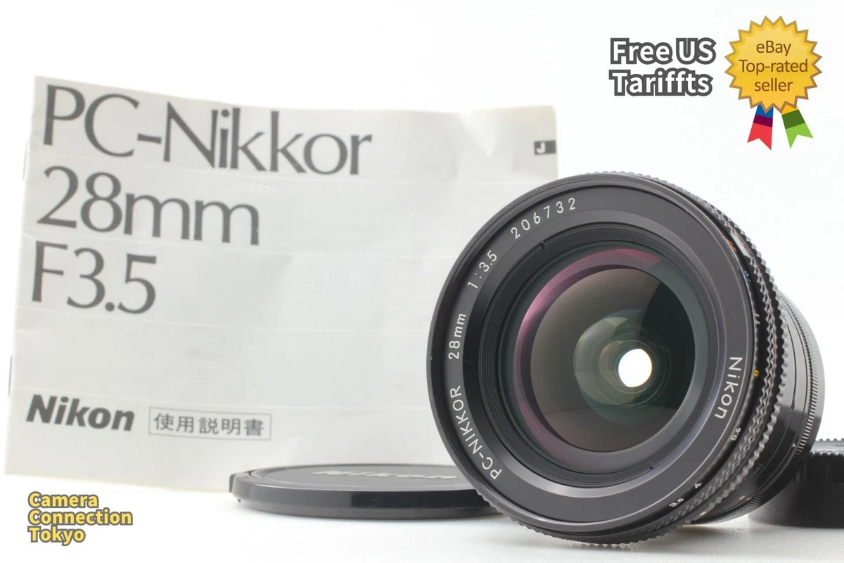 Nikon NIKKOR f/3.5 Camera Lenses 28mm Focal for sale | eBay
