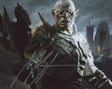 MANU BENNETT as Azog - The Hobbit GENUINE SIGNED AUTOGRAPH
