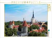 Calvendo Puzzle The Old Town Of Tallinn | 1000 Pieces, Finished Size 25.2 × 18.9
