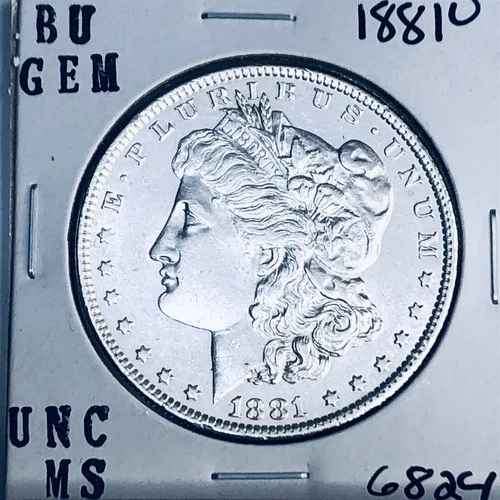 1881 O BU GEM MORGAN SILVER DOLLAR UNC MS+++ U.S. MINT RARE COIN 6824