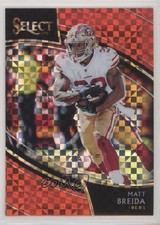 2018 Panini Select Field Level Red Prizm 12/49 Matt Breida #215 h3a