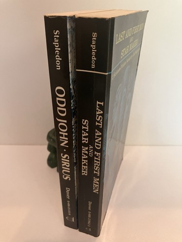 OLAF STAPLEDON Star Maker - Last and First Men - Odd John - Sirius Dover Lot VG - Picture 2 of 2