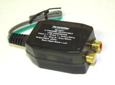 Low to High Impedance Amplifier Adapter 2 Channel Adjustable RCA Line Converter