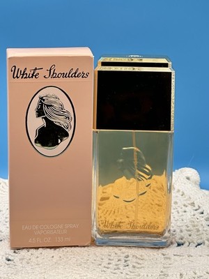 Vintage White Shoulders Eau de Cologne Perfume 4.5 Fl Oz in Box