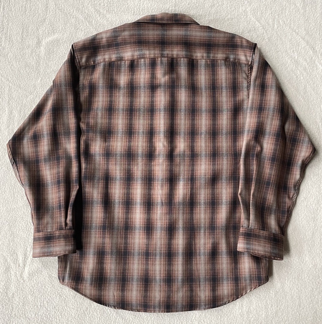 Authentic Pendleton Shadow Plaid Zephyr Shirt Bla… - image 8