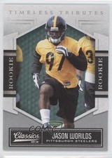 2010 Panini Classics Rookie Timeless Tributes Silver /100 Jason Worilds #151 0f3