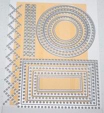 Stampin Up Retired EVERYDAY DETAILS Dies Great Condition