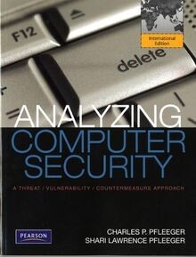 Analyzing Computer Security von Pfleeger, Charles P... | Buch | Zustand sehr gut