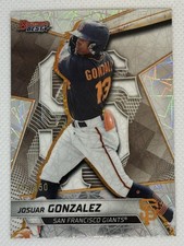 Josuar Gonzalez 2025 Bowman's Best Lazer Refractor /350 #TP-13 Giants