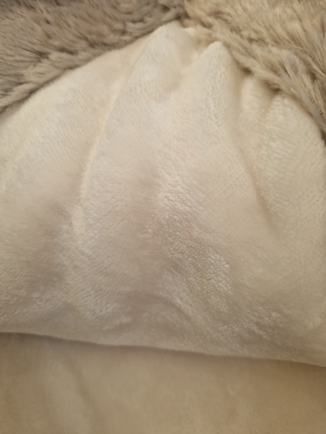 Coperta usata Little Miracles Costco agnello pecora stella crema beige foto 6