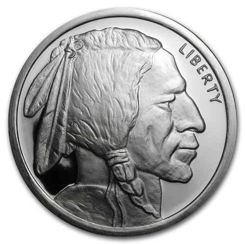5 oz Silver Round - Buffalo