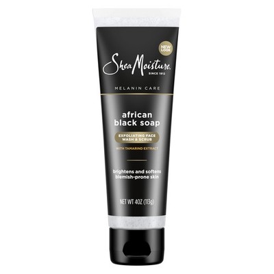 Shea Moisture African Black Soap Gesichtswasch- und Peeling 118 ml