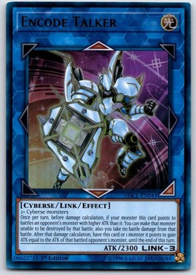 Encode Talker Ultra Rare Structure Deck: Cyberse Link 1st Edition SDCL-EN041 NM