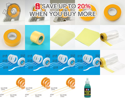 US ONLY Tamiya masking materials [87030-87229] Choose Items