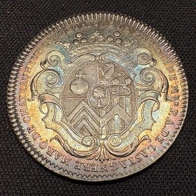 1721 France Silver Jeton Coin Paris 1700s Castagniere Token | eBay