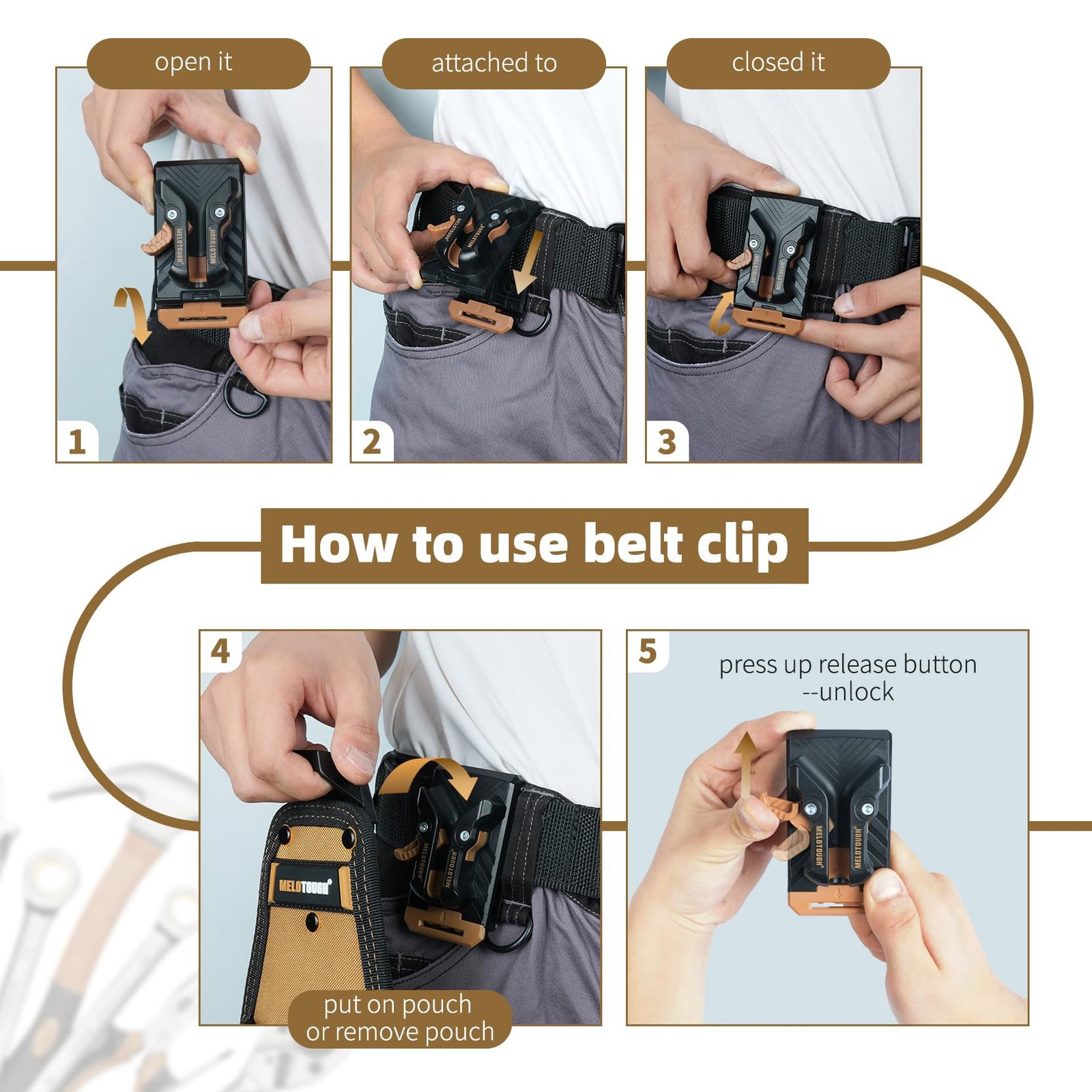 Electrician Tool Pouch Bag with Shoulder Strap Professional 15 Pockets Tool P...